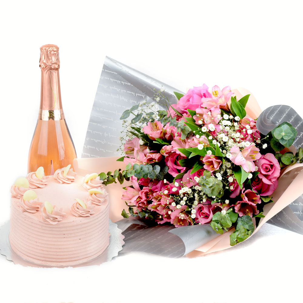 A Graceful Celebration Flowers & Champagne Gift